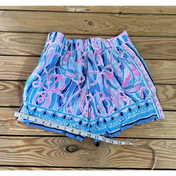 NWT $78 Lilly Pulitzer Neilah Shorts Size XS Women’s Blue - Picture 10 of 11
